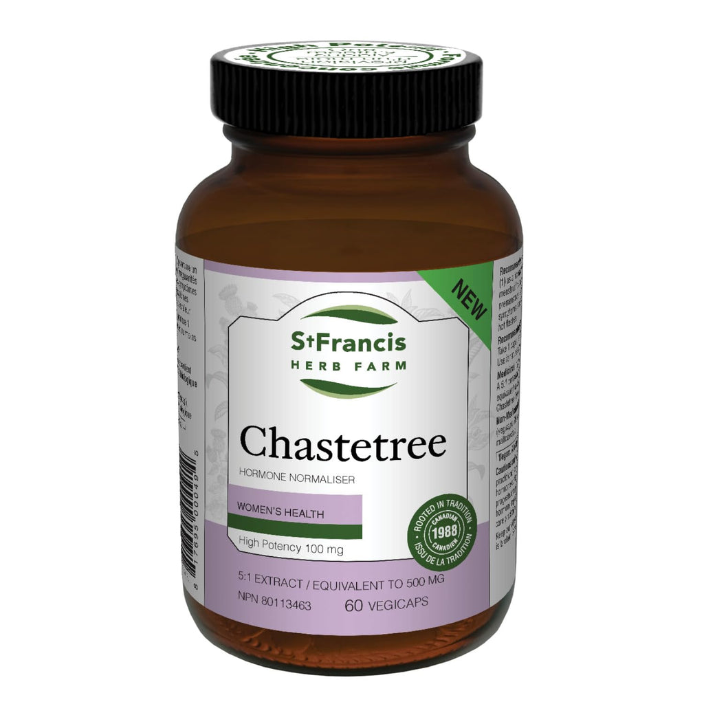 St.Francis Chastetree 100mg - 60 Capsules - Lighten Up Shop