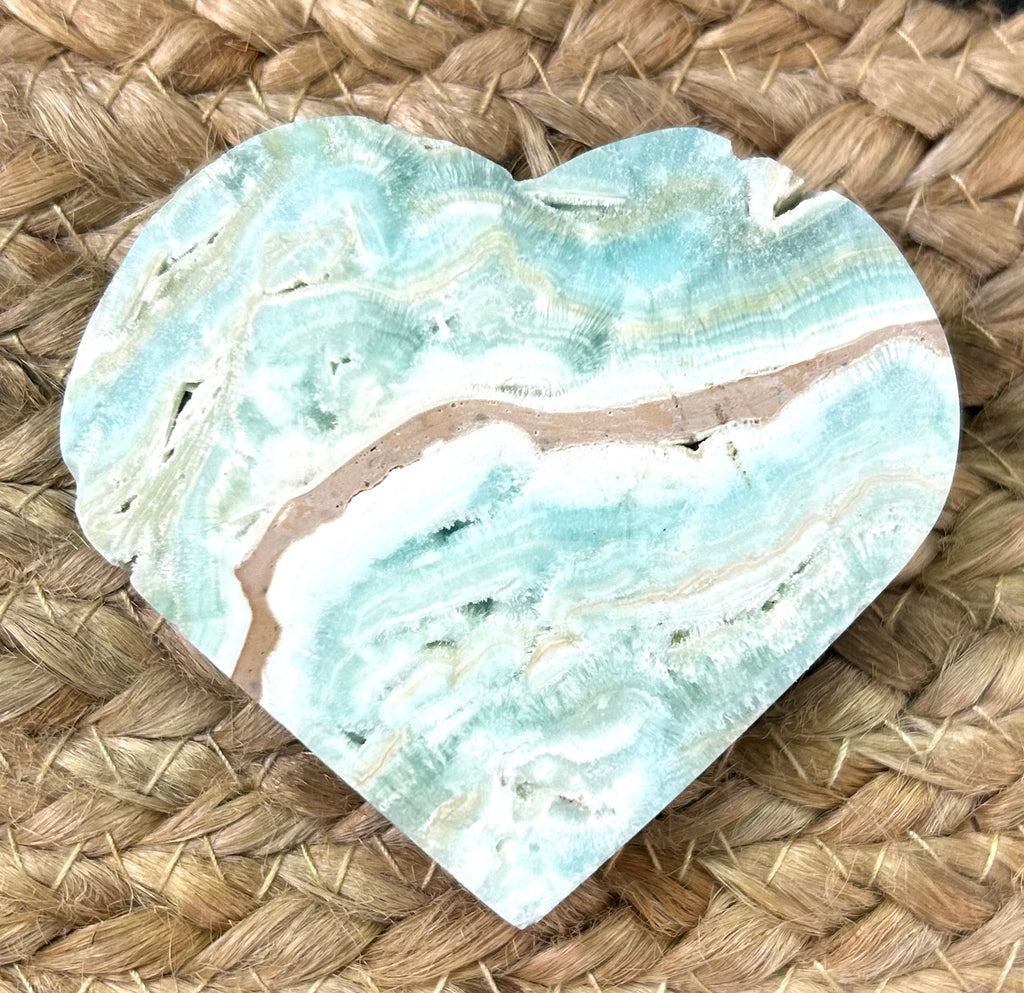 Hemimorphite Heart - Lighten Up Shop