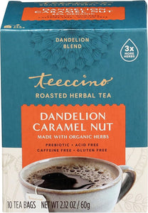 Teeccino Dandelion Caramel Nut Tea - Lighten Up Shop