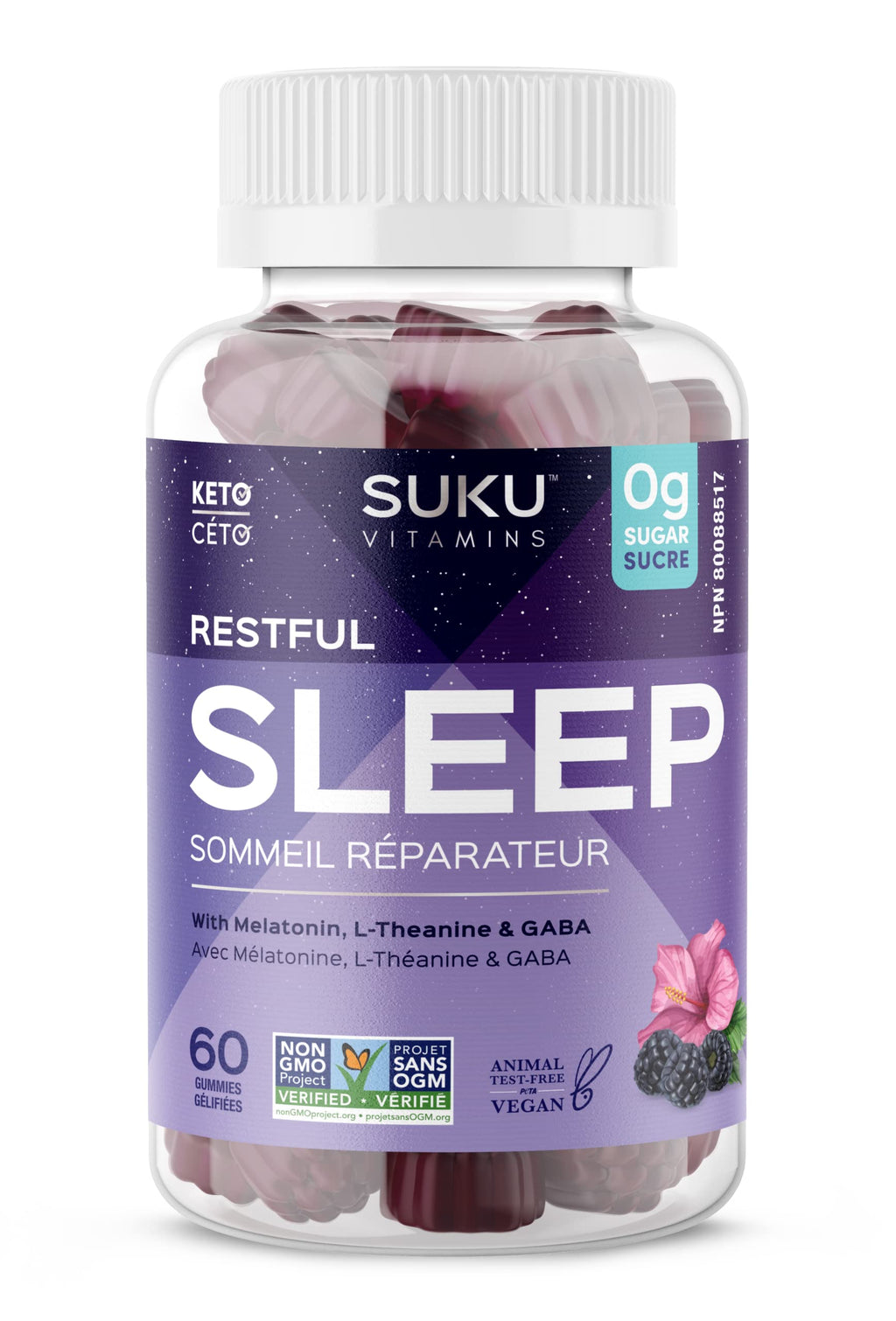SUKU Restful Sleep - 60 Gummies - Lighten Up Shop