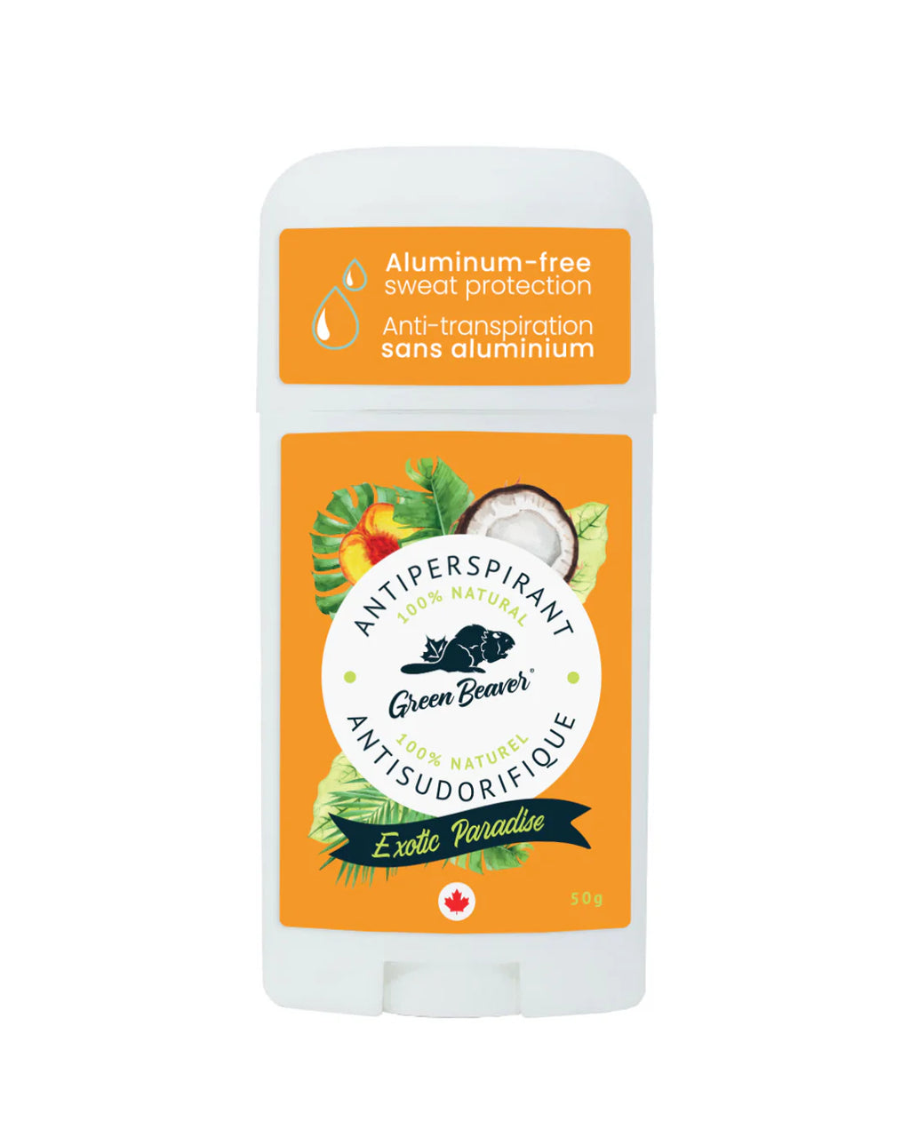 Green Beaver Exotic Paradise Antiperspirant 50g - Lighten Up Shop