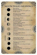 Metal Wall Plaque Moon Phases - Lighten Up Shop