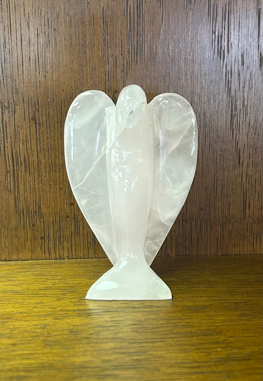 Pink Calcite Angel 3” - Lighten Up Shop