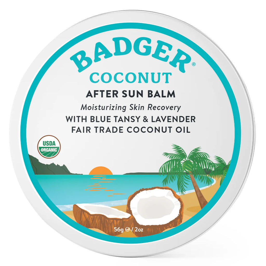 Badger Balm Coconut After Sun Balm - 56g - Lighten Up Shop