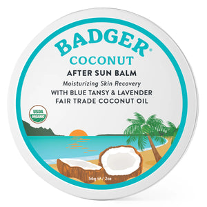 Badger Balm Coconut After Sun Balm - 56g - Lighten Up Shop