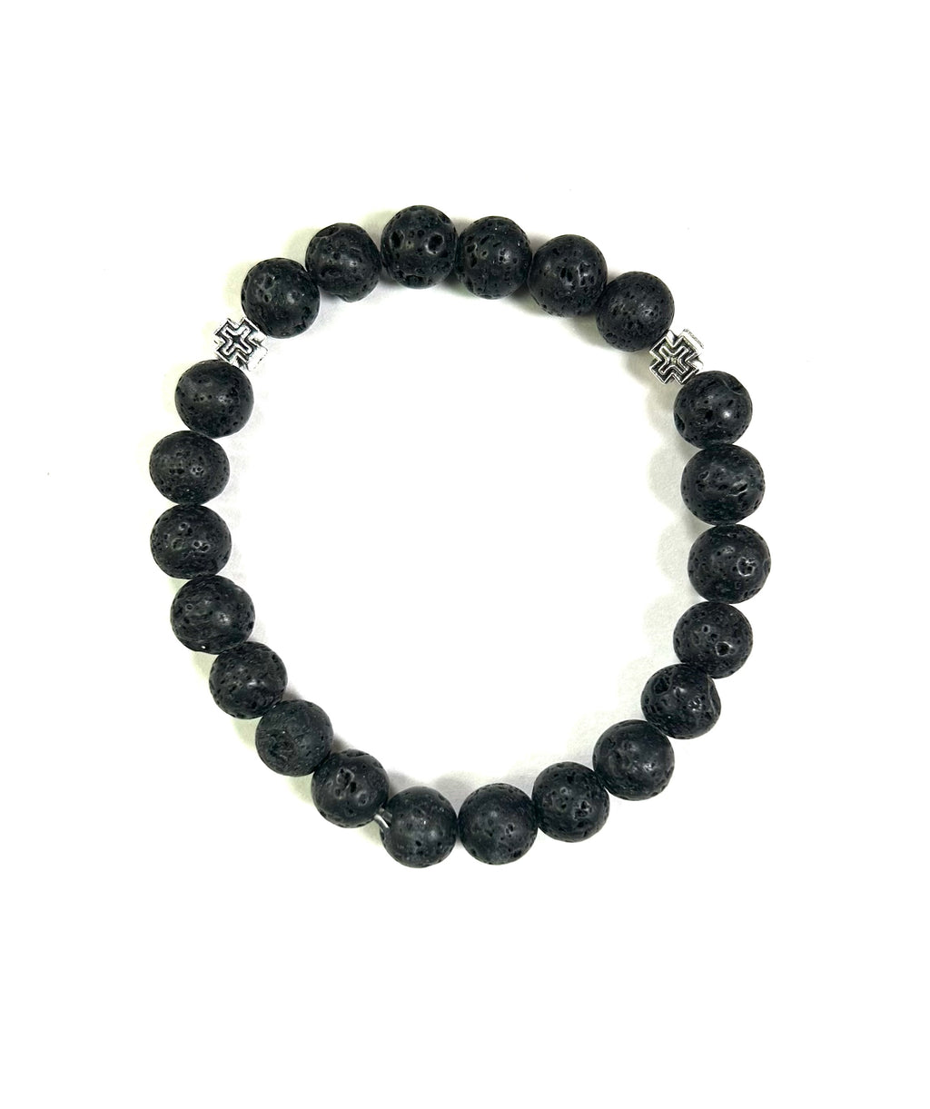 Lava Cross Bracelet - Lighten Up Shop