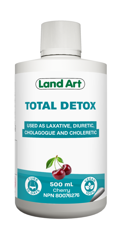 Land Art Total Detox 500ml - Cherry - Lighten Up Shop