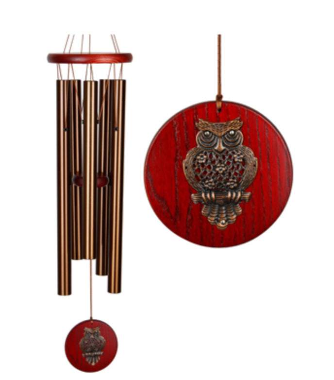 Habitats Owl Windchime - Bronze - Lighten Up Shop