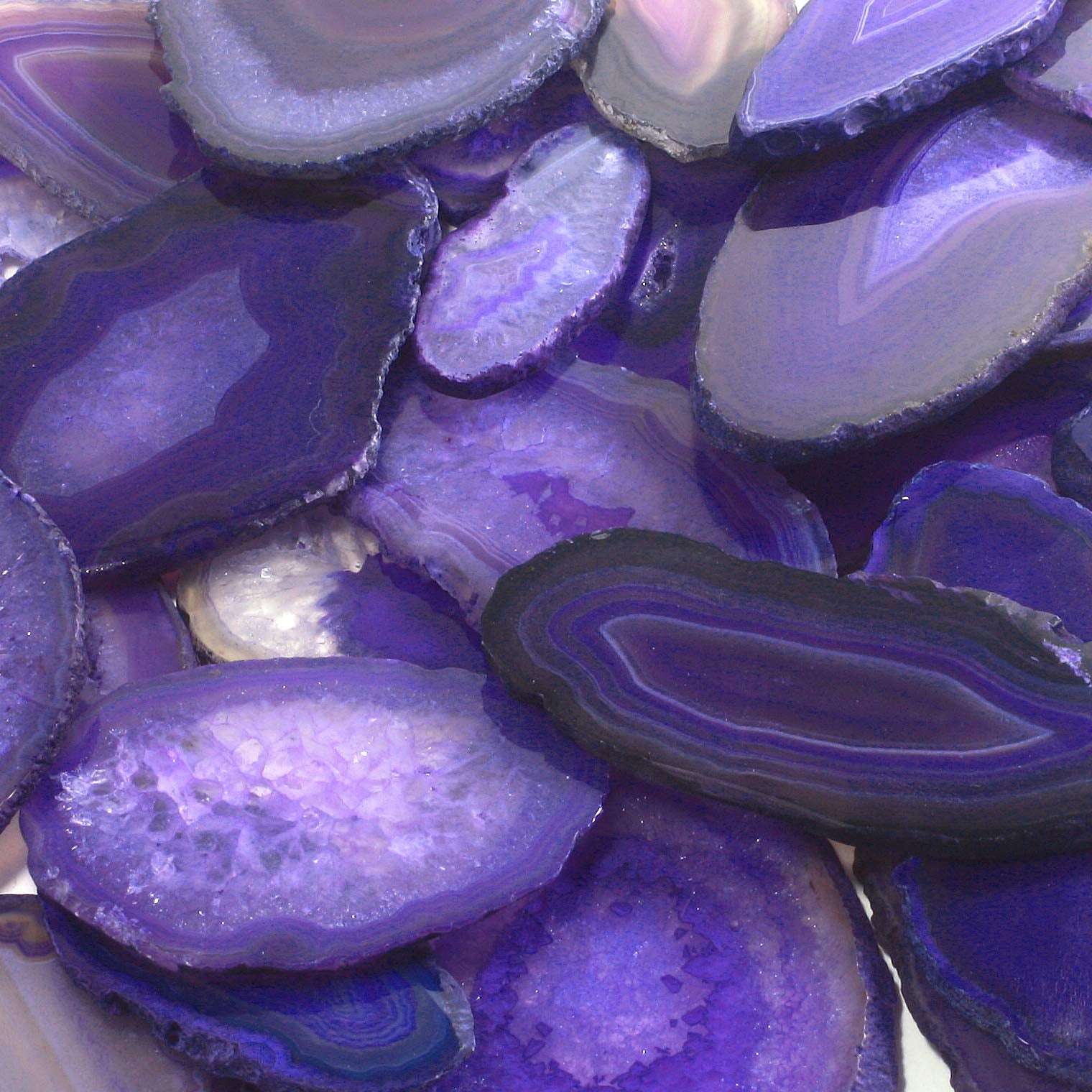 Purple Agate Slice - Lighten Up Shop