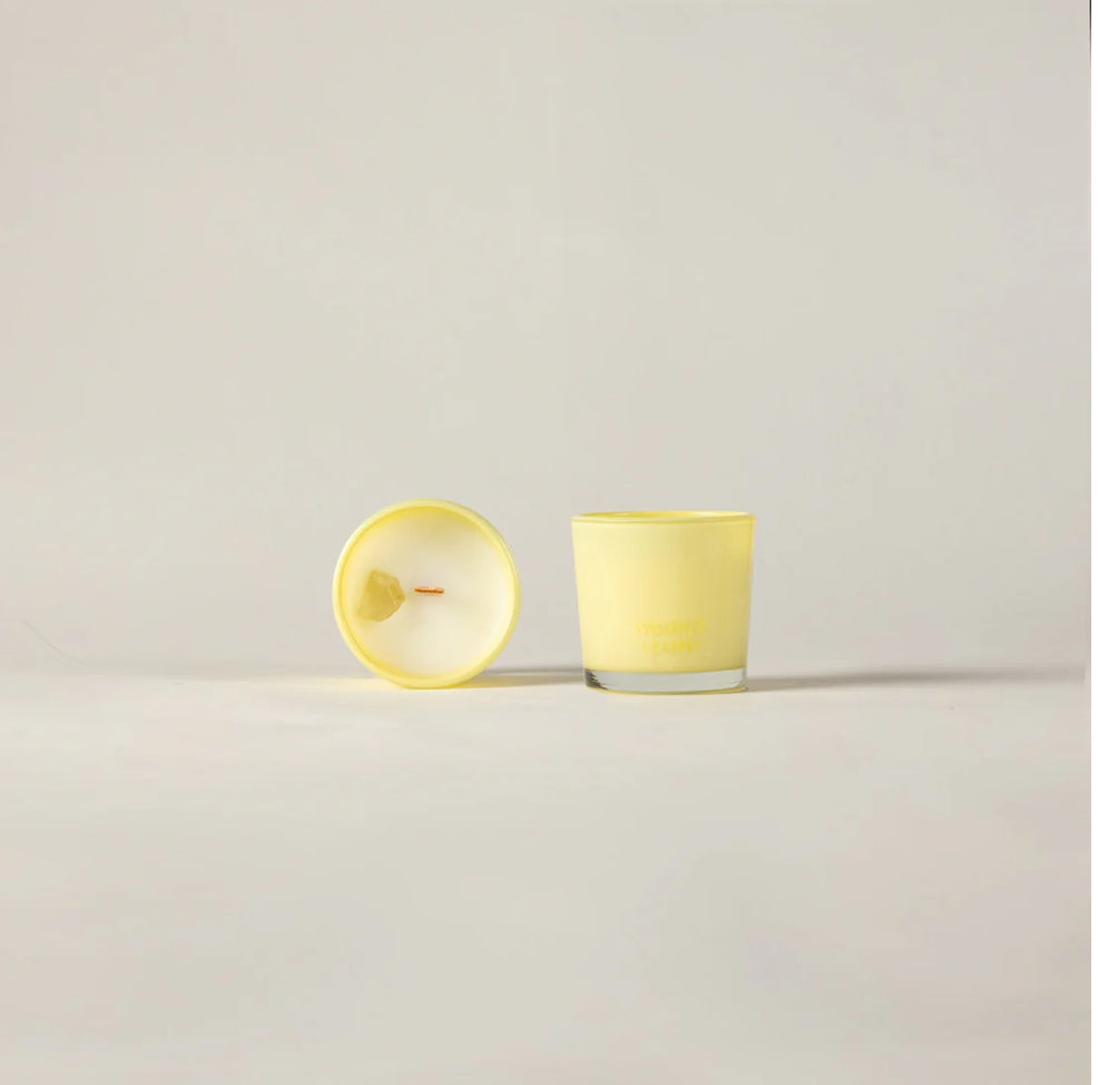 La Luna Crystal Infused Scented Mini Candle - Lighten Up Shop