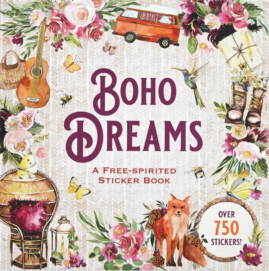 Boho Dreams Sticker Book - Lighten Up Shop
