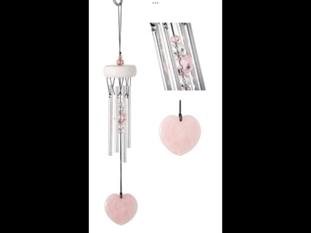Rose Quartz Small Windchime - Lighten Up Shop