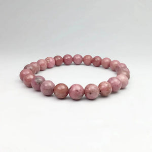 Rhodonite Bracelet 8mm - Lighten Up Shop