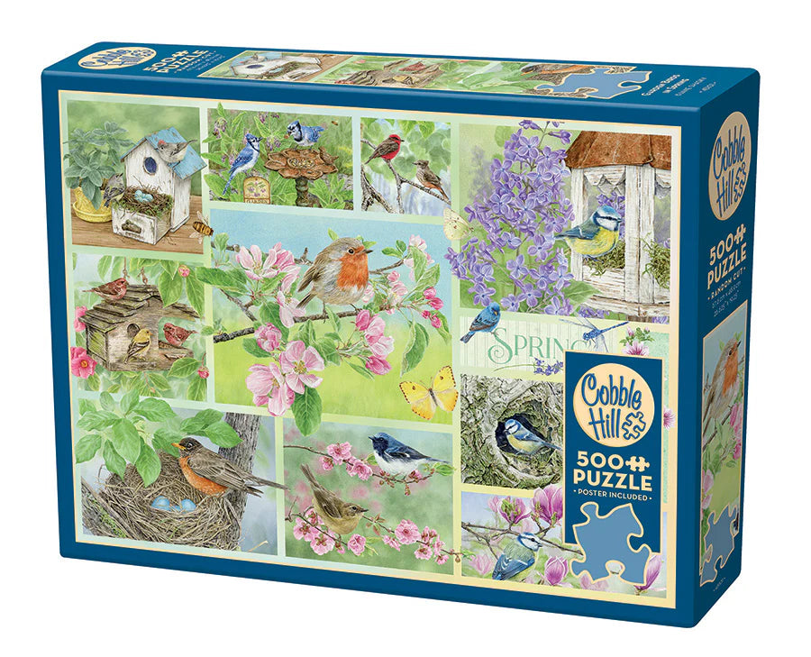 Cobble Hill - Garden Birds in Spring 500 piece
