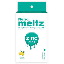 Nutra Meltz Zinc 25mg - Lighten Up Shop