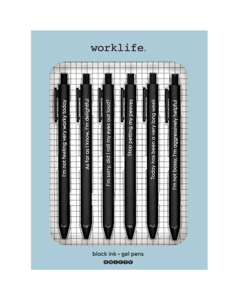 Quotable Gel Pen Set - Lighten Up Shop