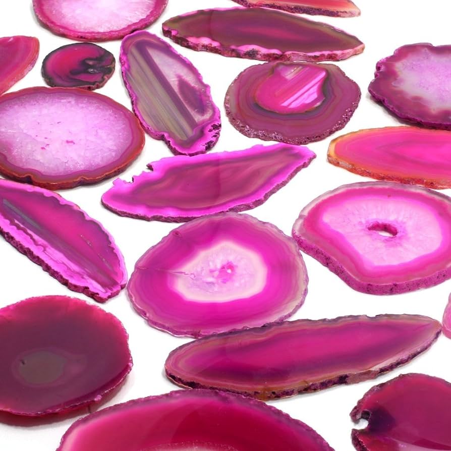 Pink Agate Slice - Lighten Up Shop