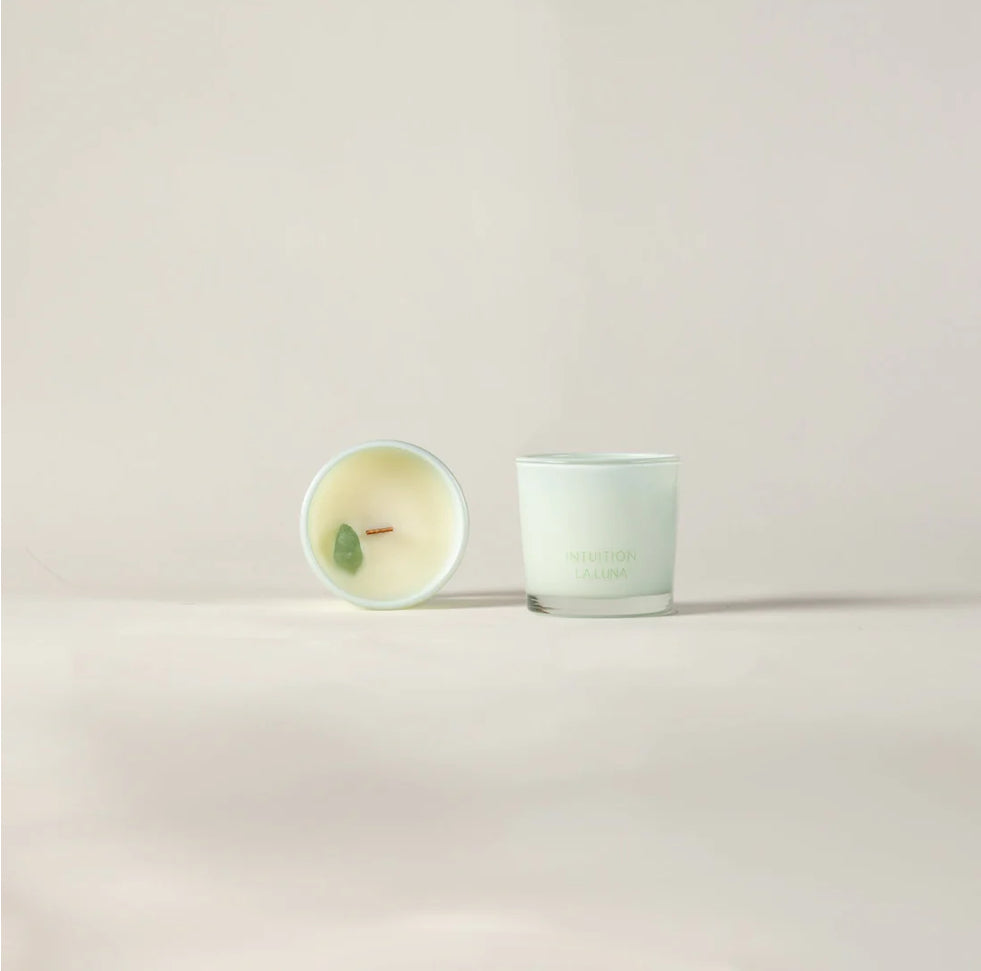 La Luna Crystal Infused Scented Mini Candle - Lighten Up Shop