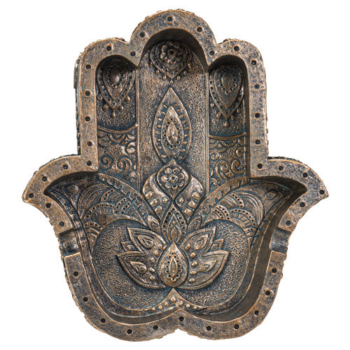 Hamsa Incense Burner / Trinket Dish - Lighten Up Shop