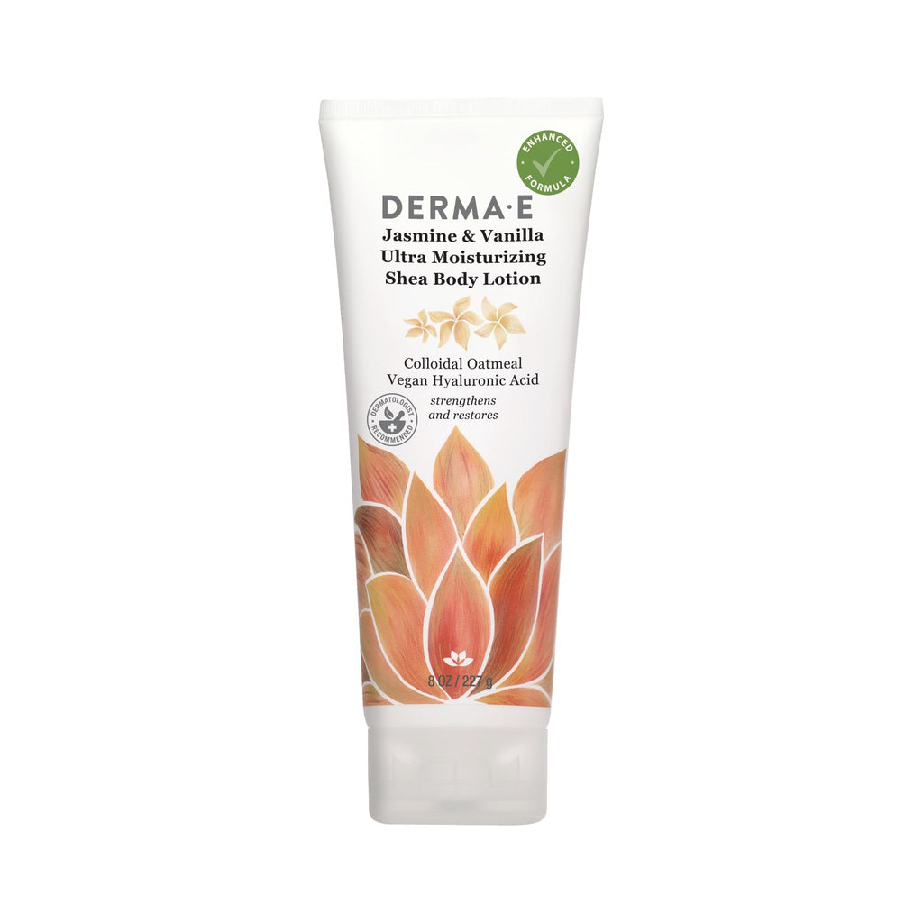 Derma-e Jasmine & Vanilla Ultra Moisturizing Shea Body Lotion - Lighten Up Shop