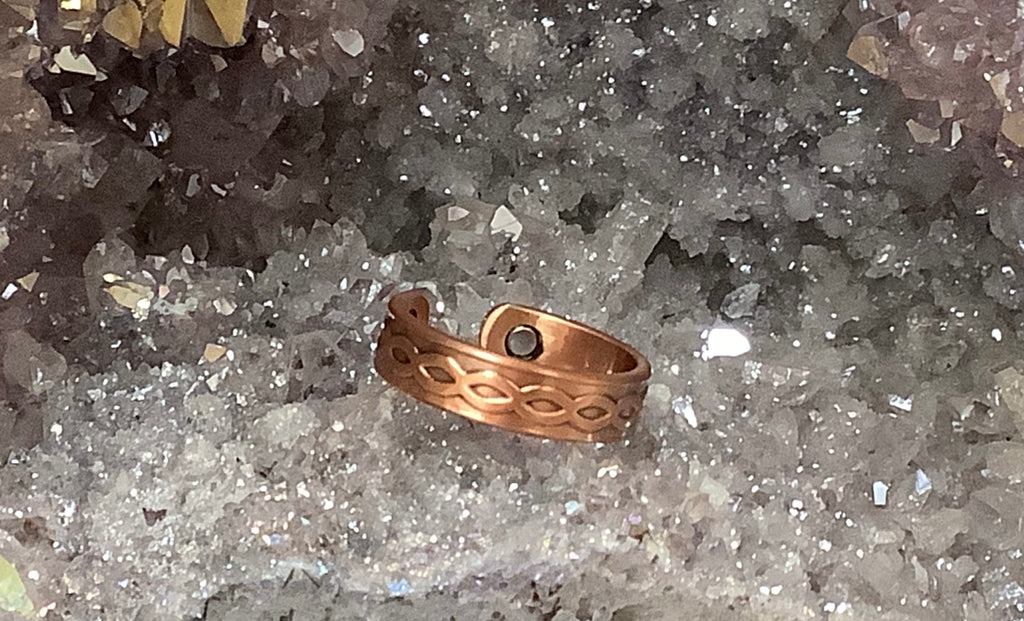 Copper Ring Infinity Wave (Magnetic) - Lighten Up Shop