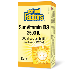 Vitamin D3 2500IU Drops 15ml - Lighten Up Shop