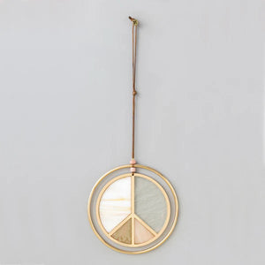Stained Glass Light Catcher - Peace Sign - Lighten Up Shop