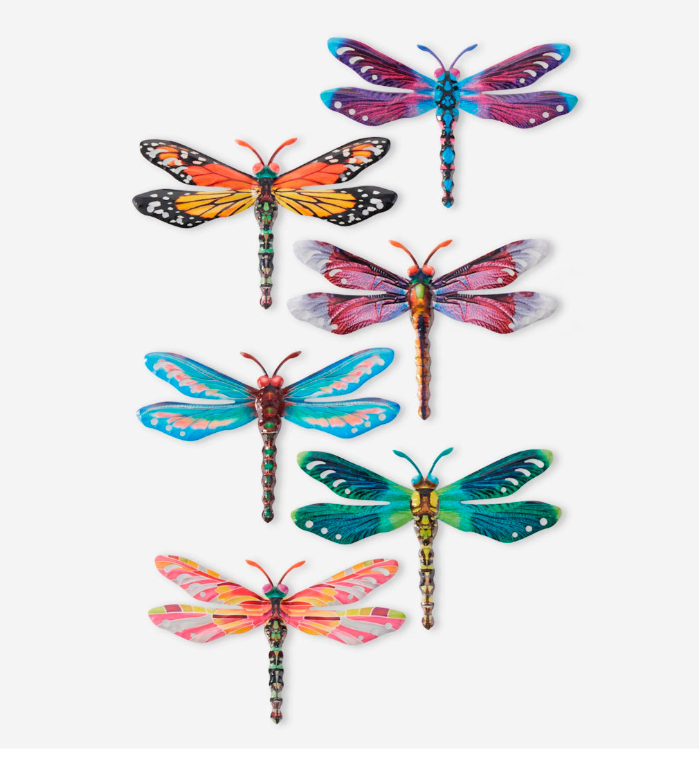 Metal Dragonfly Wall Decor - Lighten Up Shop