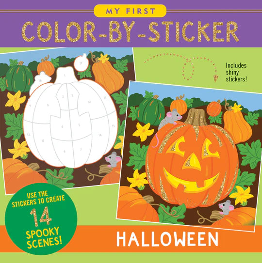My First Colour By Sticker Halloween - Lighten Up Shop