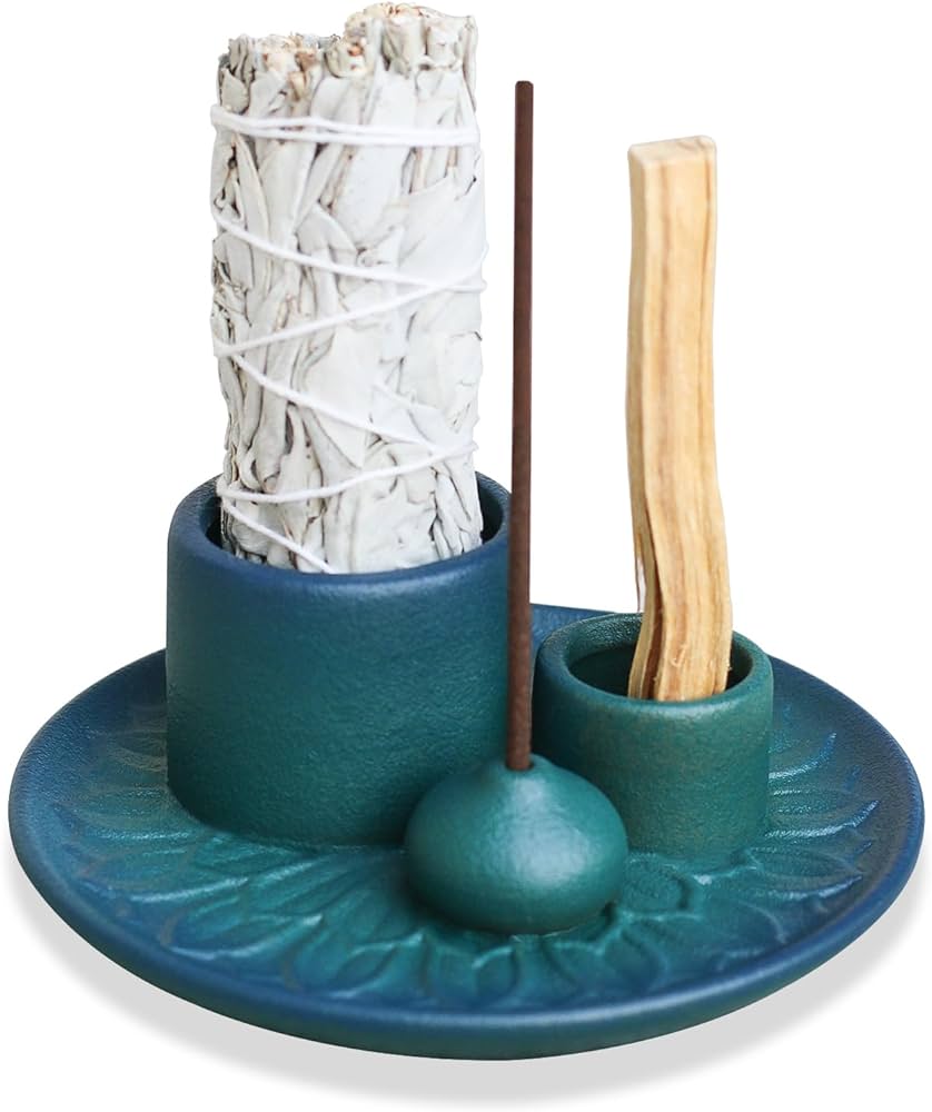 3-in-1 Burner: Smudge, Palo, Incense - Lighten Up Shop
