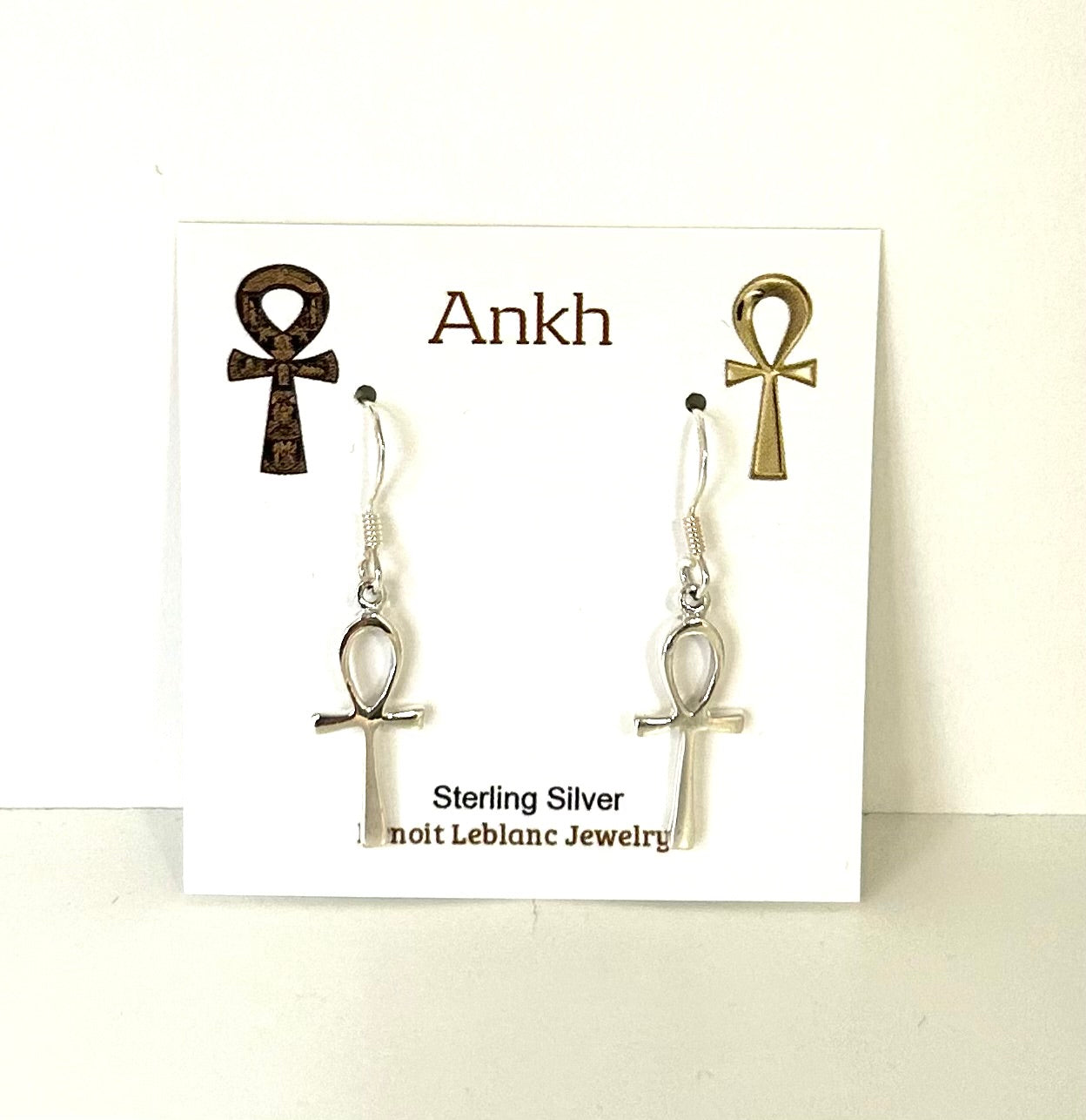 Ankh Drop Earrings - Lighten Up Shop