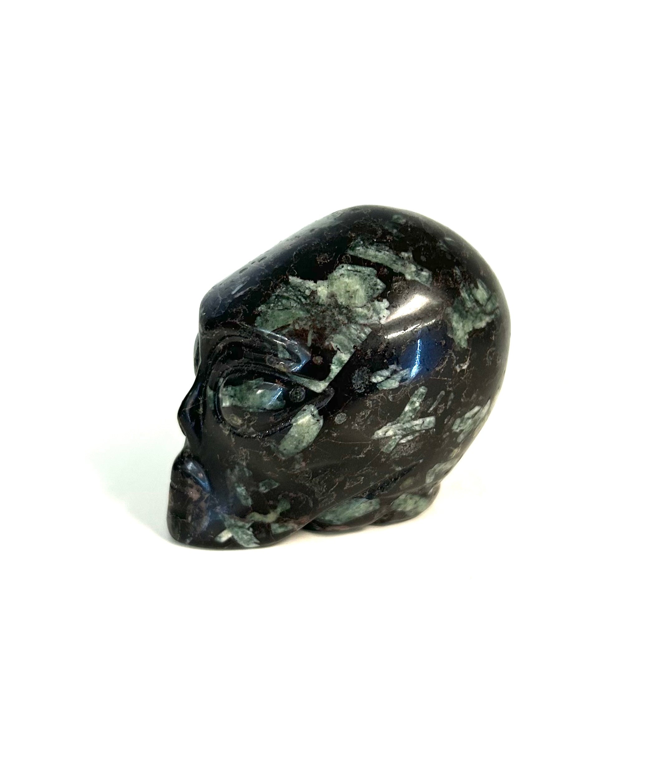 Chinese Writing Stone Alien Skull - Lighten Up Shop