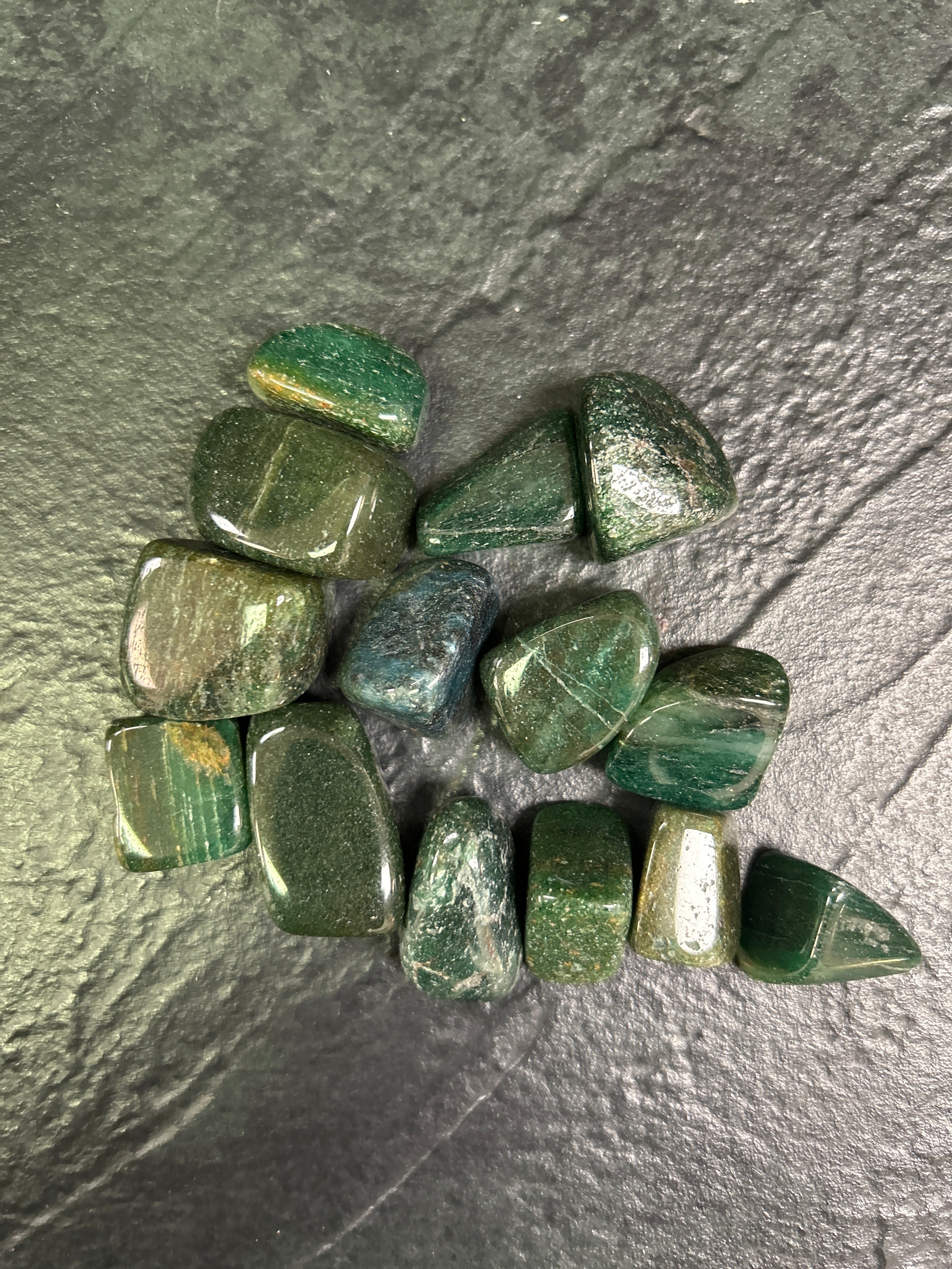 Fuchsite Loose Tumbled - Lighten Up Shop