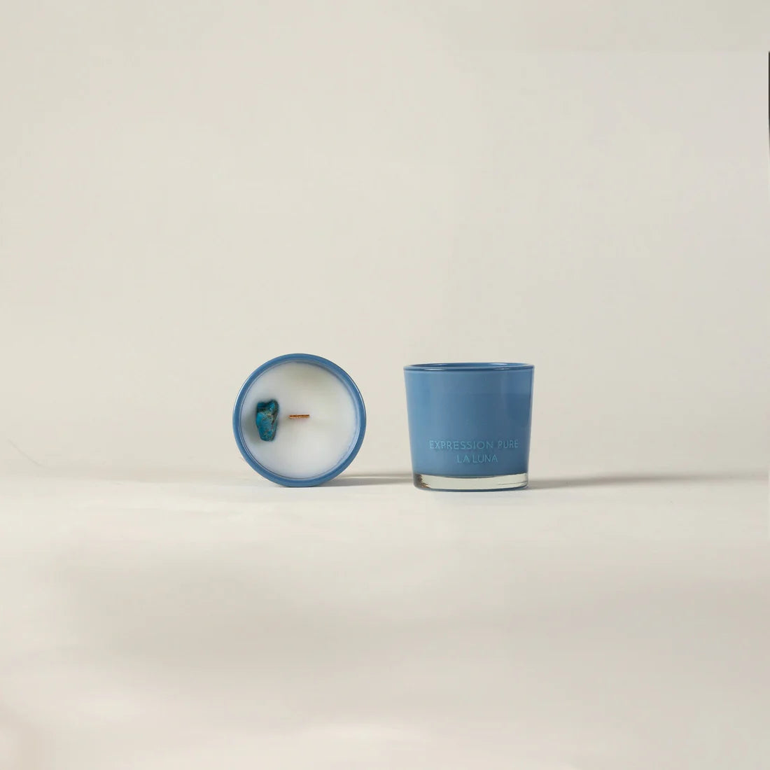 La Luna Crystal Infused Scented Mini Candle - Lighten Up Shop