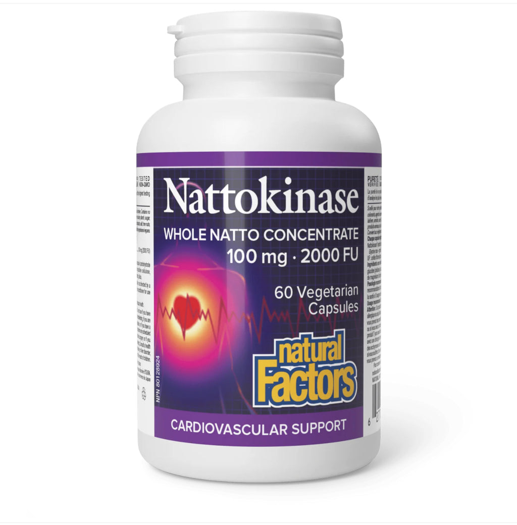 Nattokinase 100mg-2000FU 60 Capsules - Lighten Up Shop