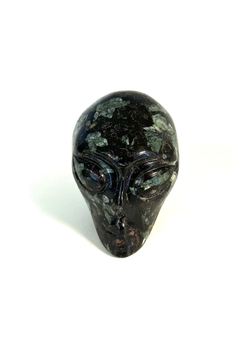 Chinese Writing Stone Alien Skull - Lighten Up Shop