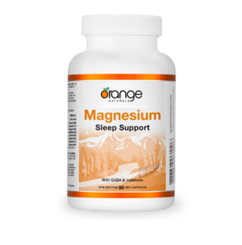 Orange Naturals Magnesium Sleep Support - 90 Capsules - Lighten Up Shop