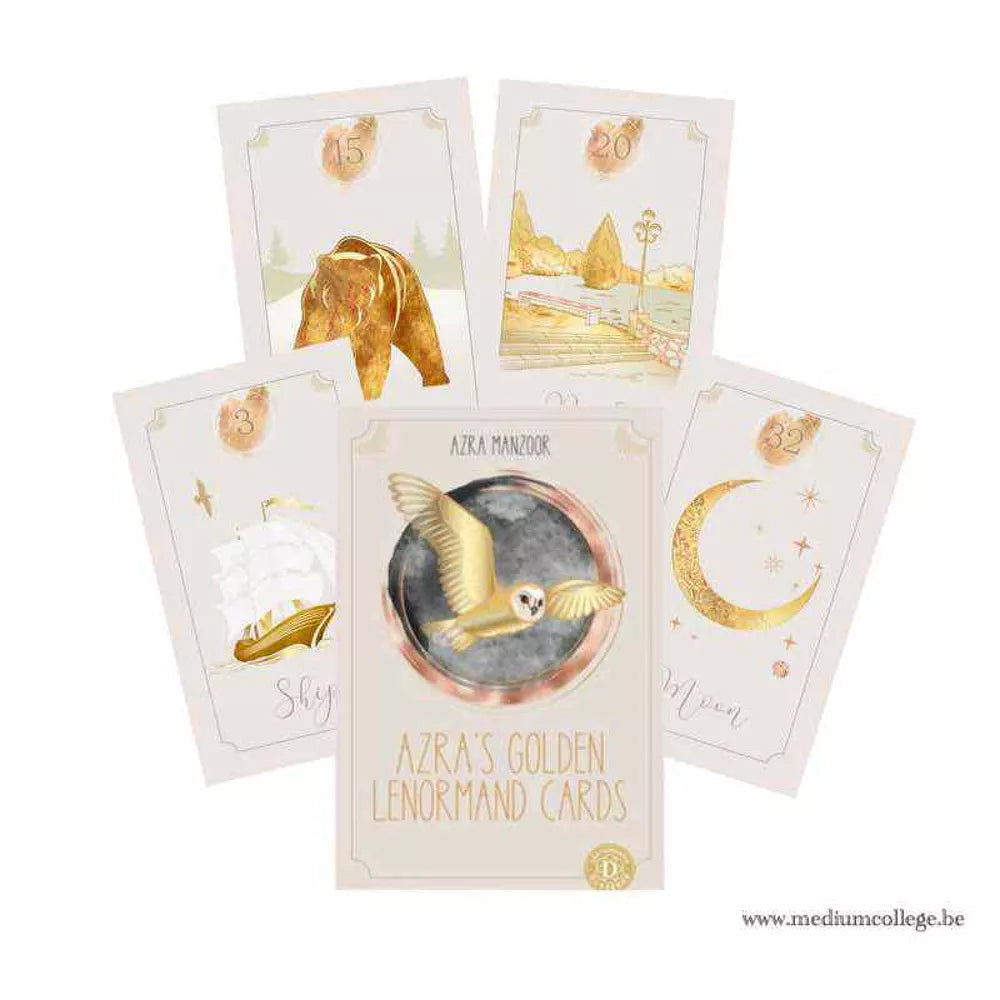 Azra’s Golden Lenormand Cards - Lighten Up Shop