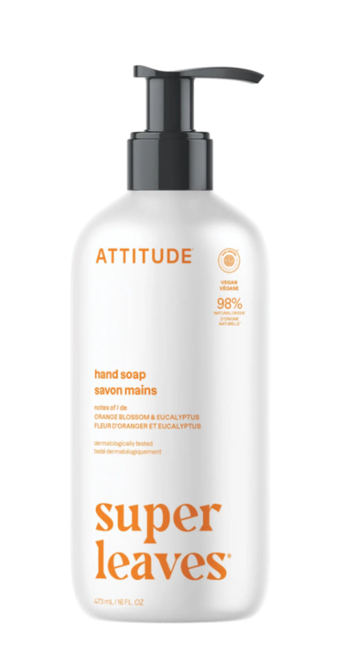 Attitude Hand Soap - Orange Blossom & Eucalyptus 16oz