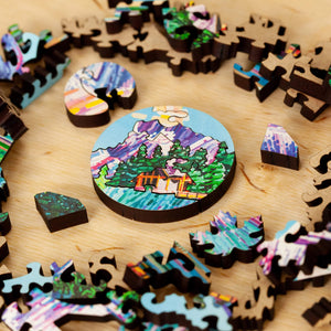 StumpCraft Wood Puzzle - Canadian Wildlife (3 Mini Puzzles) - Lighten Up Shop
