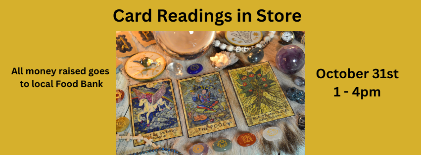 Card Readings (Proceeds going to local food bank) - Lighten Up Shop