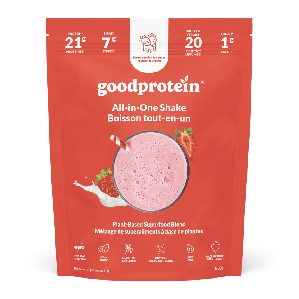 Good Protein Strawberries & Cream All-In-One Shake 880g - Lighten Up Shop