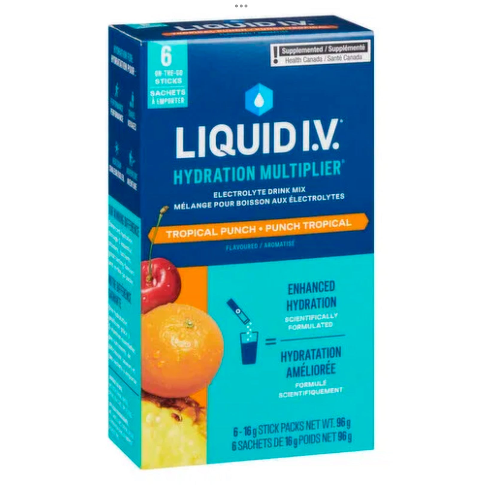 Liquid I.V. Hydration Multiplier 6 pkt. - Tropical Punch