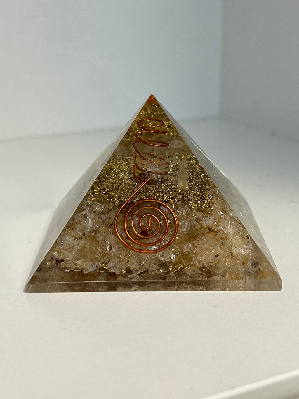 Citrine Orgone Pyramid - Lighten Up Shop