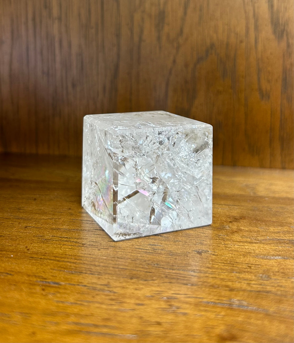 Clear Quartz Cube 1.5” - Lighten Up Shop