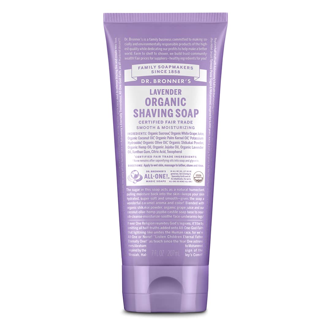 Organic Shaving Soap - Lavender - Lighten Up Shop