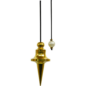 Brass Chambered Trouvier Pendulum - Lighten Up Shop