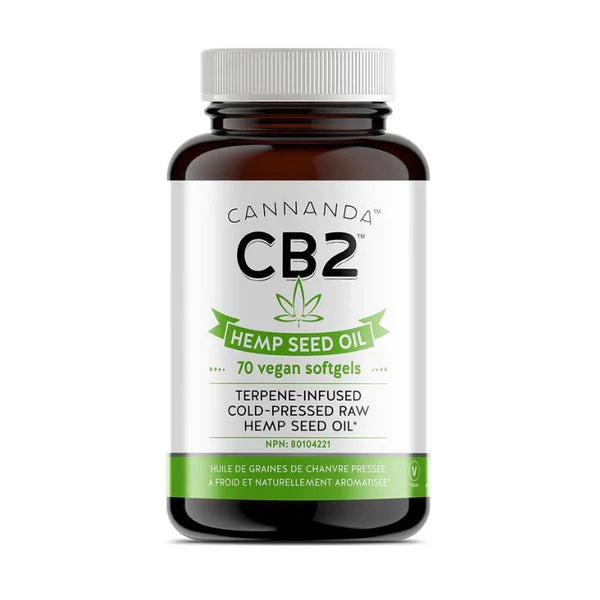 Cannanda CB2 Hemp Seed Oil Softgels - Lighten Up Shop