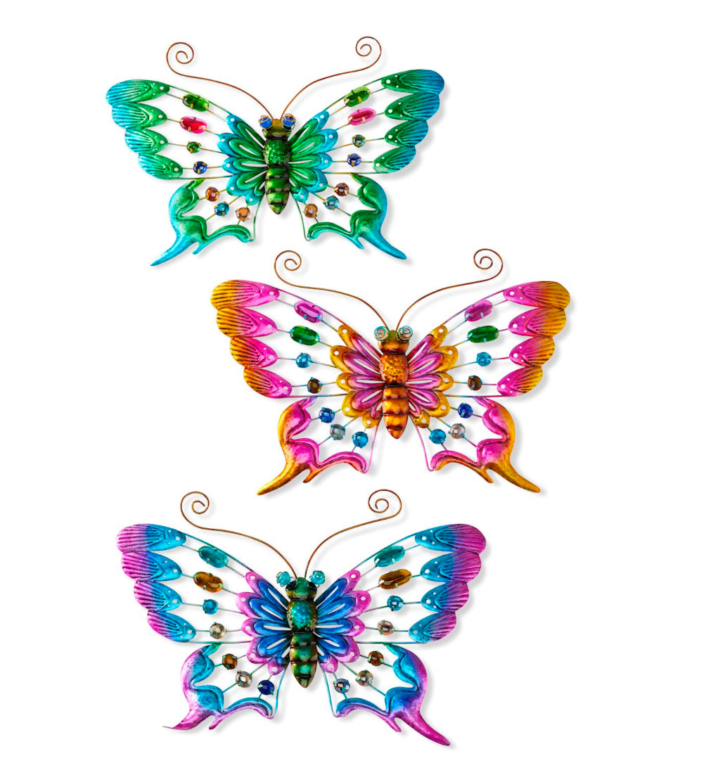 Metal Butterfly Wall Decor - Lighten Up Shop