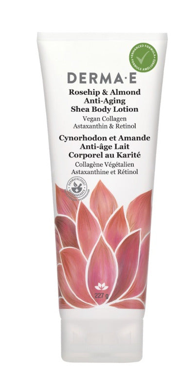 Derma-e Rosehip & Almond Anti-Aging Shea Body Lotion - Lighten Up Shop